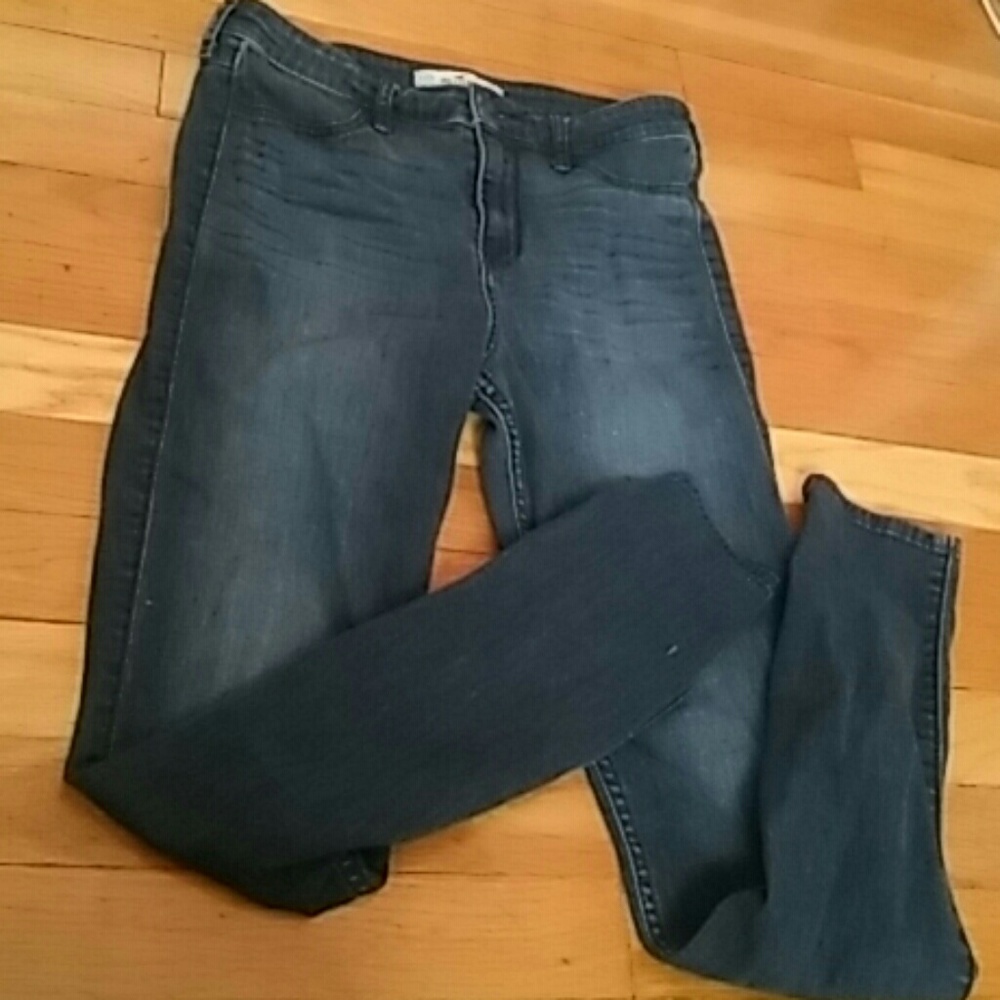 Hollister Dark Wash Denim Jeggings